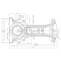 KM871716H02 Lagerondersteuning voor Kone MX18 Motors